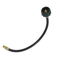 Flame King Propane Feed Line Hose, 1/4 Inch, 18 Inch Length