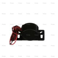 Pollak 97 dB Backup Alarm, 12-24V, Black