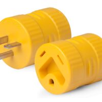 Marinco 5-20P to 5-30R Power Cord Adapter, Yellow