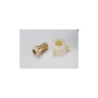 Elkhart Supply 1/2 Inch Hose Barb to Female Swivel Adapter, Gold
