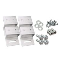 Go Power Solar Panel Mounting Kit, Anodized Aluminum