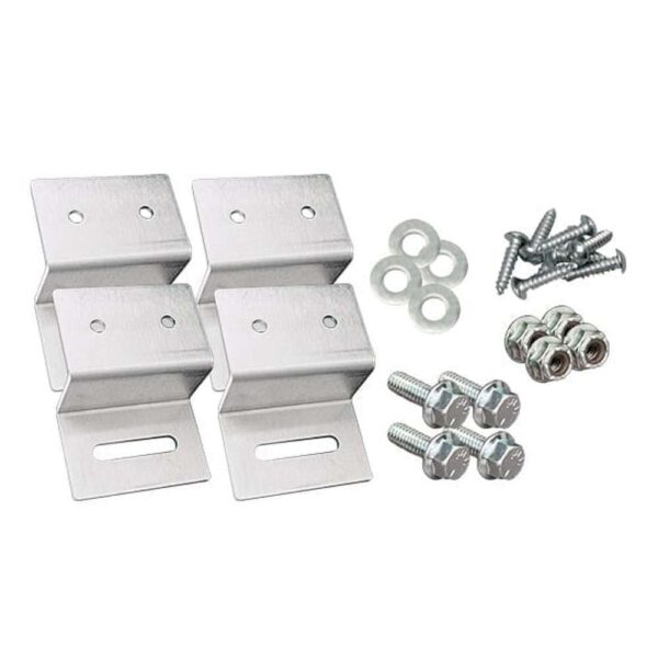 Go Power Solar Panel Mounting Kit, Anodized Aluminum