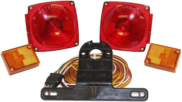 Peterson Trailer Light Kit, Under 80 Inch, Incandescent