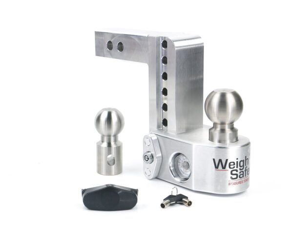 Weigh Safe Drop Hitch with Integrated Scale 2" Receiver 8,000-12,500 lb Capacity