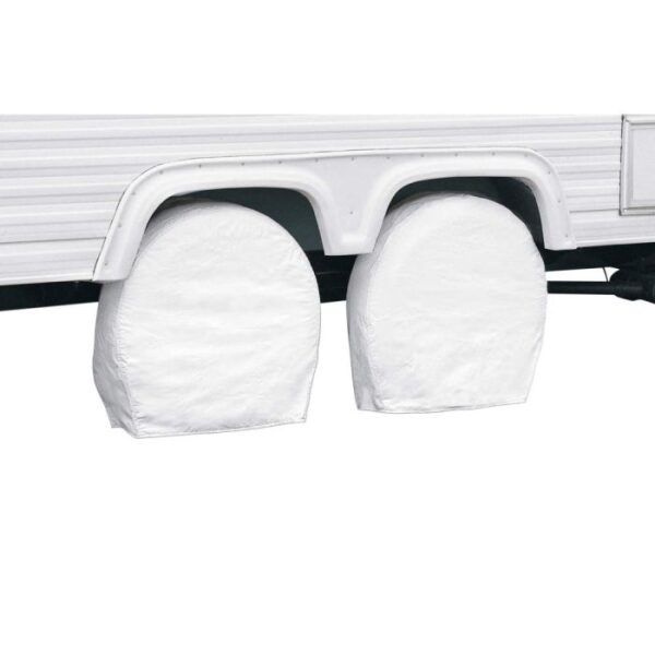 Classic Accessories Single Tire Cover, Snow White, 37–41 Inch