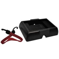 Hughes Auto RV Voltage Booster Stand, Screw-On Mount, Black