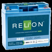 RELiON 12 Volt 20 Ah Lithium Deep Cycle Battery, Group 31