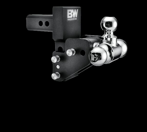 B&W Triple Ball Mount, 2-Inch Receiver, Three Sizes, Black