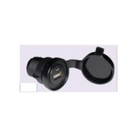Valterra Power Port Socket Black, 2 Outlets, LED Indicator, Quick-Nut