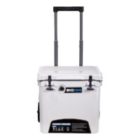 Husky Towing Big Dog Hard Cooler, 45-Quart, White, with Wheels
