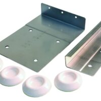 JR Products Washer/Dryer Mounting Bracket Set, Stainless Steel