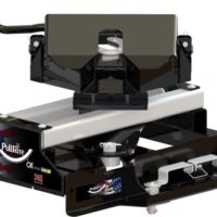 PullRite OE Puck Series Super Glide Fifth Wheel Hitch, 24,000 Pound, Sliding, Black
