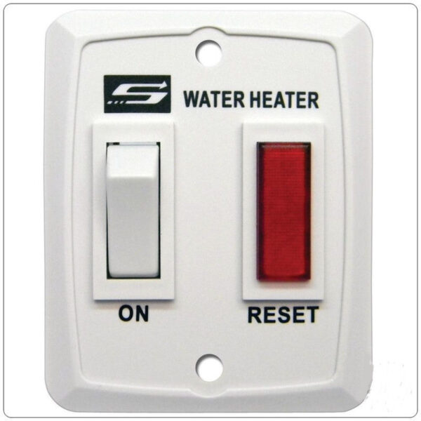 Suburban Water Heater Power Switch, 12V, White