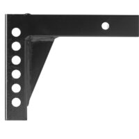 Fastway Weight Distribution Hitch Shank, 12", 8" Rise, Black