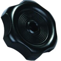 JR Products Round Window Crank Knob, Black, 2-3/16 Inch with 0.27 Inch Shaft