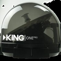 KING One Pro Multi-Satellite Antenna, Gray