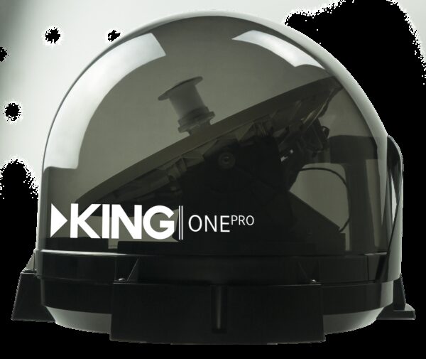 KING One Pro Multi-Satellite Antenna, Gray