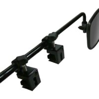 CIPA Exterior Towing Mirror, Oval 7.5 x 4.75 Inch, Black