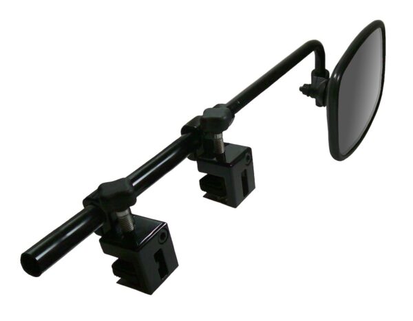 CIPA Exterior Towing Mirror, Oval 7.5 x 4.75 Inch, Black