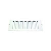 AP Products 10" x 4" Floor Register, White