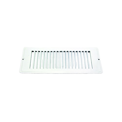 AP Products 10" x 4" Floor Register, White