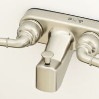 Empire Brass RV Faucet, Silver, Bathtub, Wall Mount, Diverter Spout