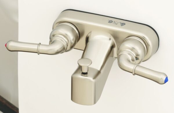 Empire Brass RV Faucet, Silver, Bathtub, Wall Mount, Diverter Spout