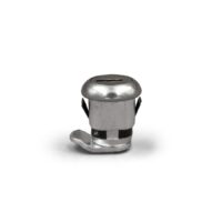 B&B Molders Keyed Cam Lock Cylinder, 5/8 Inch, Chrome Plated