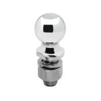 Tow Ready 2-Inch Trailer Hitch Ball, 6,000 LBS, Stainless Steel, Silver