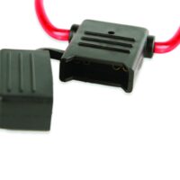 WirthCo Battery Doctor 60-Amp Maxi Fuse Holder, Black, 8 AWG, 6-Inch
