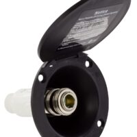 Phoenix Products Exterior Spray Port, Quick Connect, Black