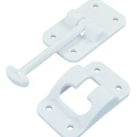 JR Products 3.5 Inch T-Style Door Catch, Polar White