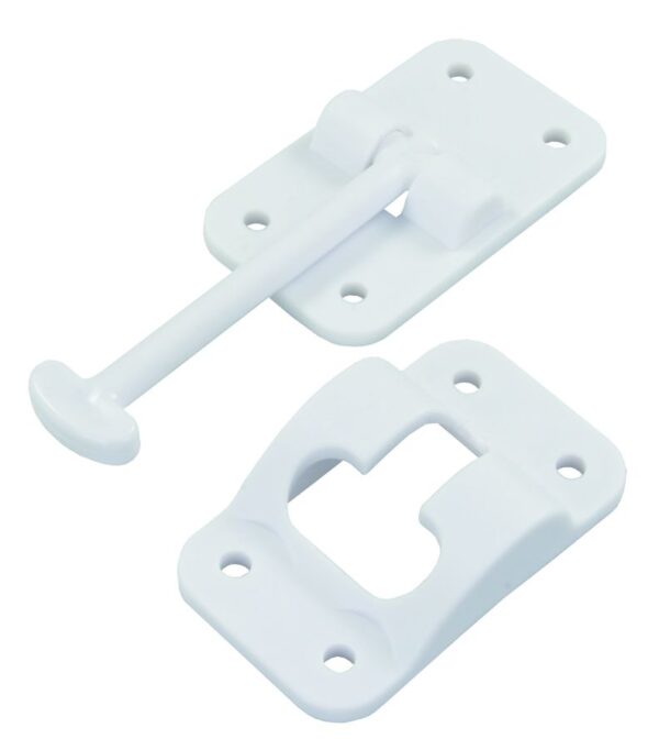 JR Products 3.5 Inch T-Style Door Catch, Polar White