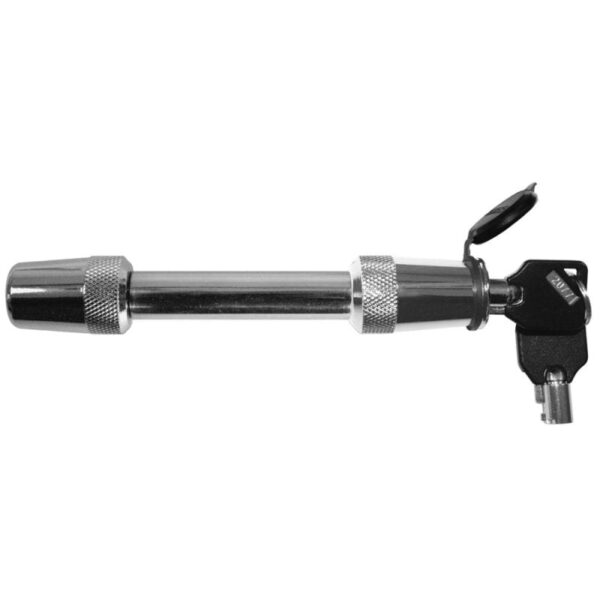 Trimax 2 Inch Trailer Hitch Pin, 5/8 Inch Barbell, Stainless Steel, Silver