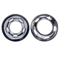 Coast To Coast 17-Inch 8-Lug Wheel Simulator, Chrome Plated, ABS, Set of 4