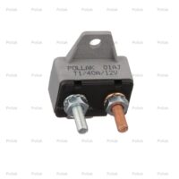 Pollak 40 Amp Thermal Circuit Breaker, 12 Volt