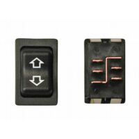 Valterra 5-Pin Slide Out Switch, 12V/40A, Black