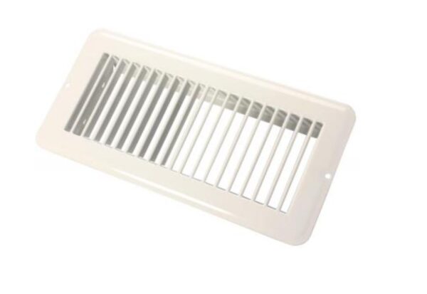 JR Products Heating/Cooling Register 11-1/2x5-9/16 Inch, White