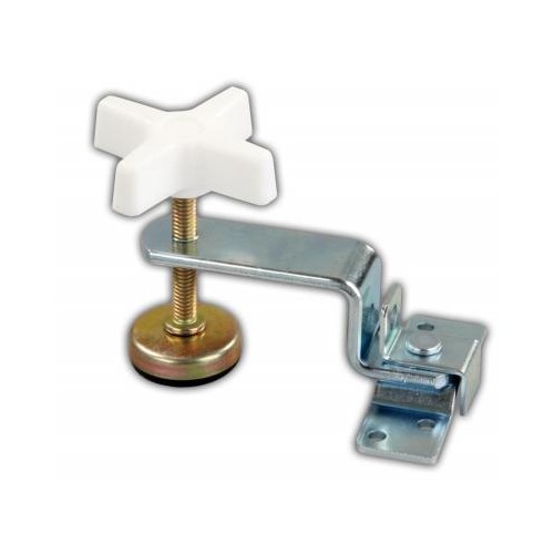 JR Products Fold-Out Bunk Clamp, Zinc-Plated, 4.15-Inch Hole Spacing