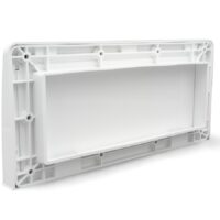 B&B Molders Wall Vent, 4 x 10-3/4 inches, Polar White