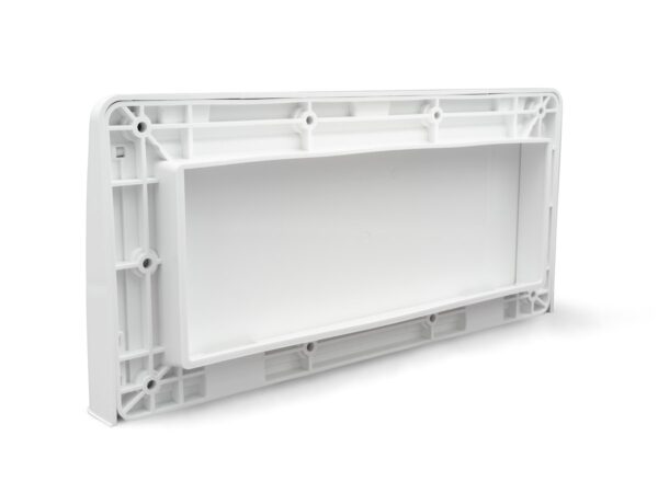 B&B Molders Wall Vent, 4 x 10-3/4 inches, Polar White