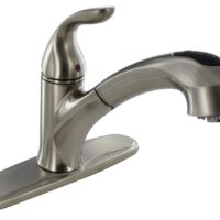 Phoenix Pull-Out Kitchen Faucet, 8 Inch, Brushed Nickel