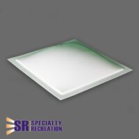 Specialty Recreation 20x20" Square Skylight, 4" Bubble, White