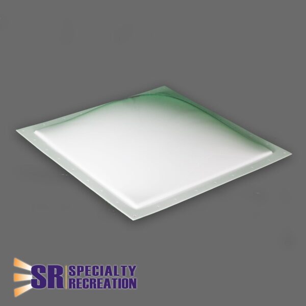 Specialty Recreation 20x20" Square Skylight, 4" Bubble, White
