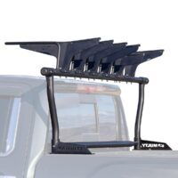 Multy Bike Rack Pro Truck Bed Bicycle Carrier, Aluminum, Black, 2-Bike