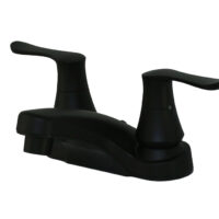 Empire Faucets Lavatory Faucet, 4 Inch Spread, 2 Handle, Diverter, Matte Black
