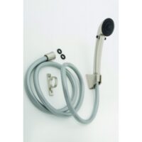 Empire Hand-Held Shower Head, Nickel-Plated Brass with Hose