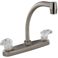 Phoenix Products 8 Inch Kitchen Faucet, High Arc, Brushed Nickel