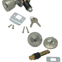 AP Products Interior Door Combo Lock Set, Gold, Knob with Deadbolt