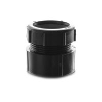 LaSalle Bristol Trap Adapter, 1-1/2 Inch Spigot x 1-1/4 Inch Female Thread, Black